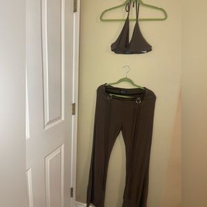 brown 2 piece set from white fox